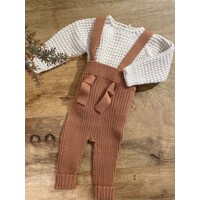 LI & ME robbie rib knit trousers - clay