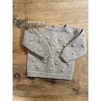 LI & ME lenny chickpea knit sweater - stone