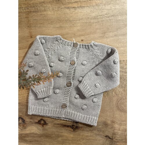 LI & ME lenny chickpea knit sweater - stone