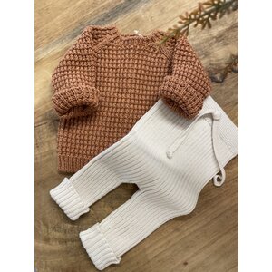 miley knit sweater - clay
