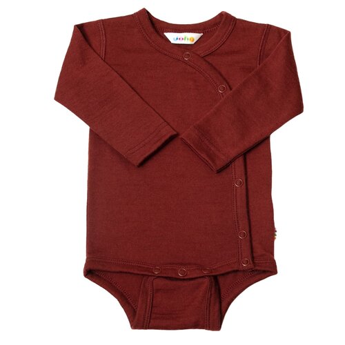 JOHA wrap-around body - bordeaux - 100% wool