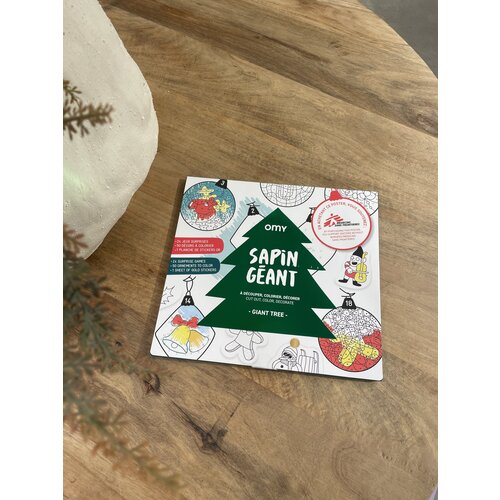 OMY giant colouring poster - tree