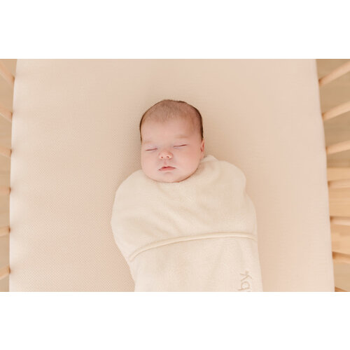 PUCKABABY piep swaddle bag teddy - pure TOG 2.0