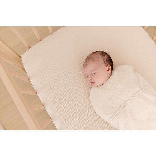 PUCKABABY piep swaddle bag teddy - pure TOG 2.0