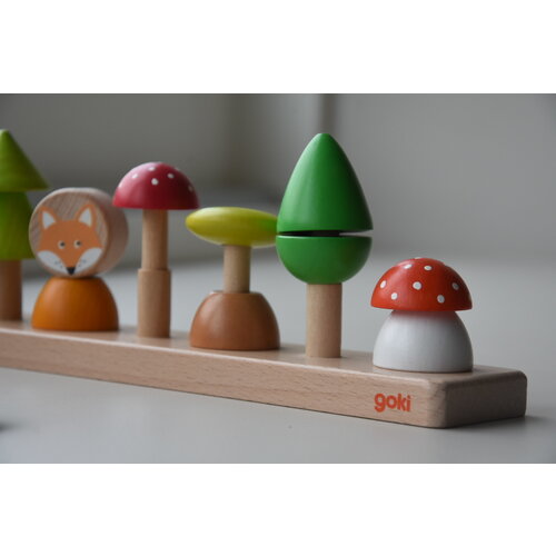 GOKI sorting game: colours & shapes in the woods