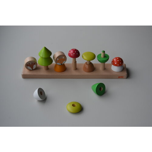 GOKI sorting game: colours & shapes in the woods