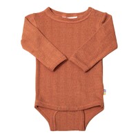JOHA pointelle body with puff - wool/silk