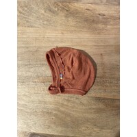 JOHA helmet - pointelle - wool/silk