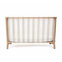 CHARLIE CRANE kimi baby bed - hazelnut + organic mattress