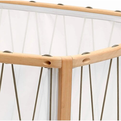 CHARLIE CRANE kimi baby bed - hazelnut + organic mattress