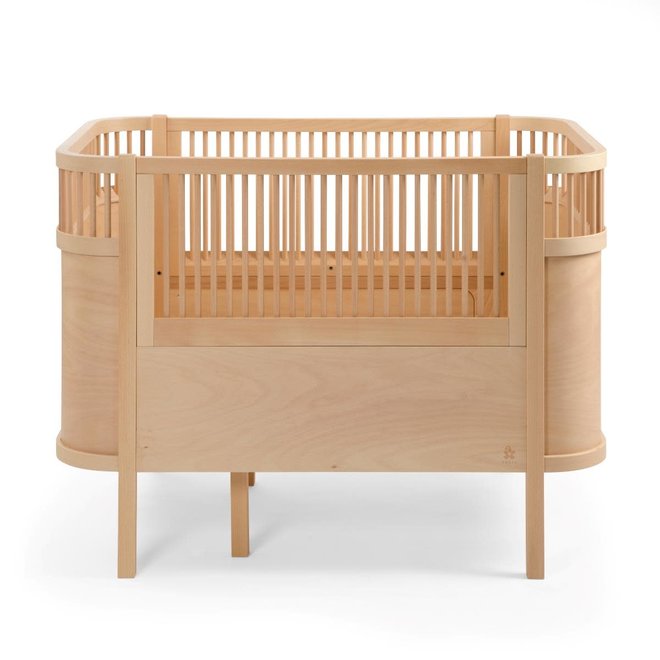 sebra bed - wood