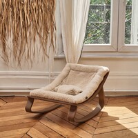 CHARLIE CRANE levo rocker - walnut - fur milk