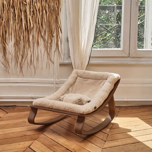 CHARLIE CRANE levo rocker - walnut - fur milk