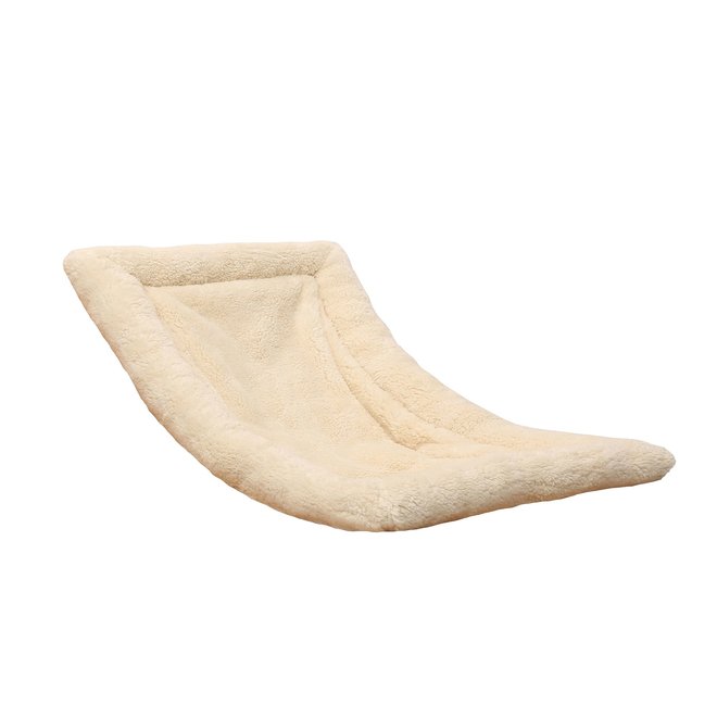 levo rocker - walnut - fur milk