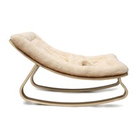 CHARLIE CRANE levo rocker - walnut - fur milk