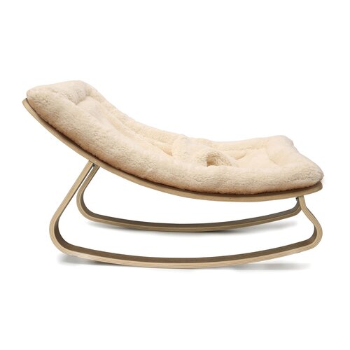 CHARLIE CRANE levo rocker - walnut - fur milk