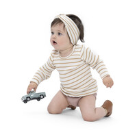 MINIMALISMA hairband - honey stripes - 1-6Y