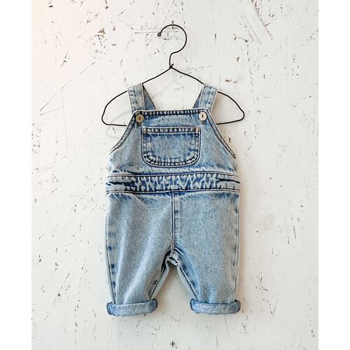 PLAY UP denim dungaree
