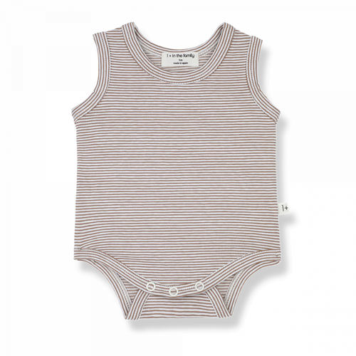 1+ IN THE FAMILY sleeveless striped body