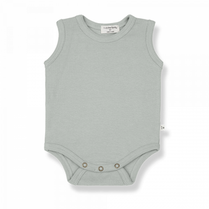 1+ IN THE FAMILY sleeveless rib body - jade sleeveless rib body - jade