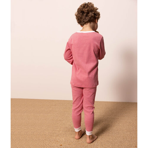 PETIT BATEAU pj set long sleeves - red stripes