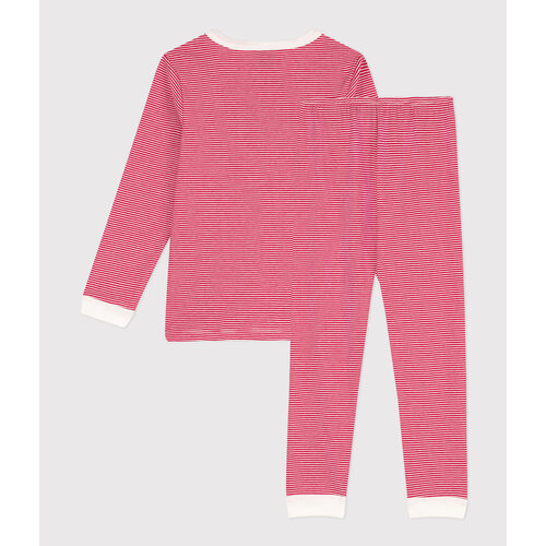 PETIT BATEAU pj set long sleeves - red stripes