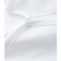 PETIT BATEAU 2 pack wrap-around body short sleeves - white