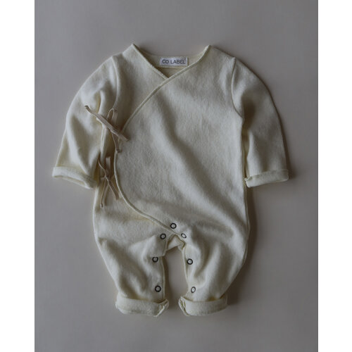 CO LABEL warm eddie babysuit - ecru
