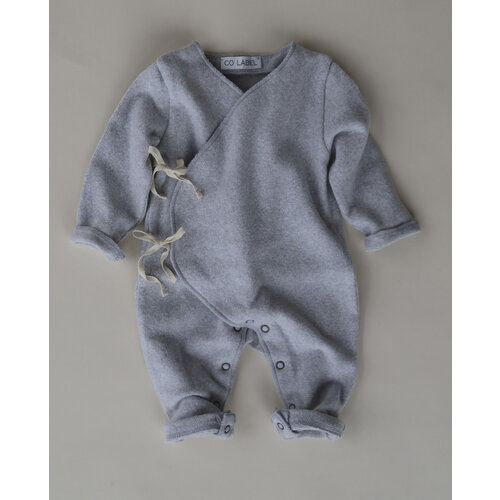 CO LABEL warm eddie babysuit - grey melange