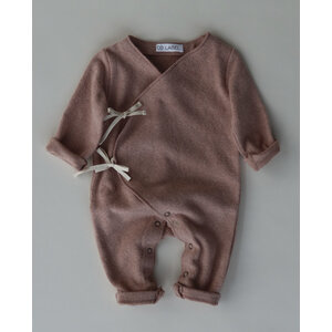 warm eddie babysuit - old rose