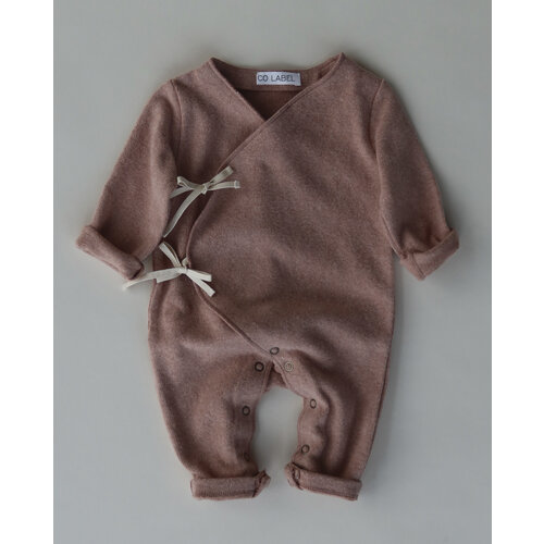 CO LABEL warm eddie babysuit - old rose