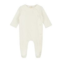 GRAY LABEL newborn suit with snaps - cream