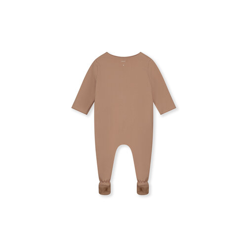 GRAY LABEL newborn suit with snaps - biscuit