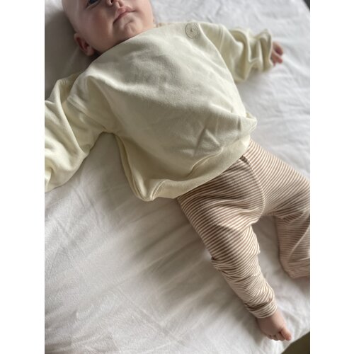 GRAY LABEL baby dropped shoulder sweater - cream
