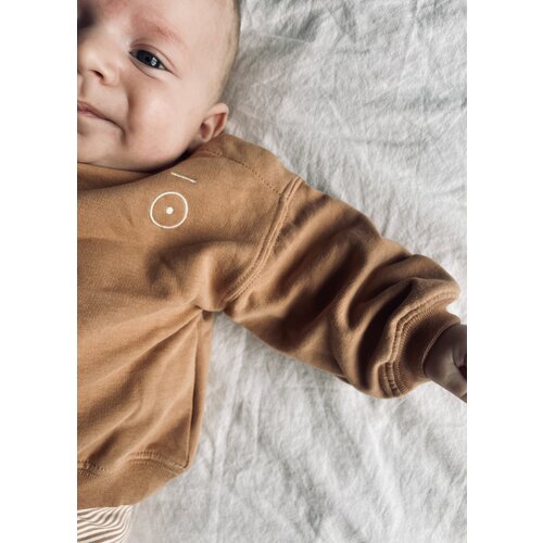 GRAY LABEL baby dropped shoulder sweater - biscuit