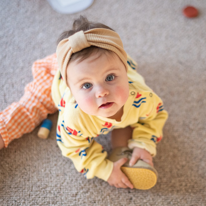 vlady baby pants gingham apricot