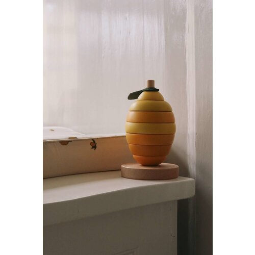 KONGES SLOJD stacking fruits - lemon