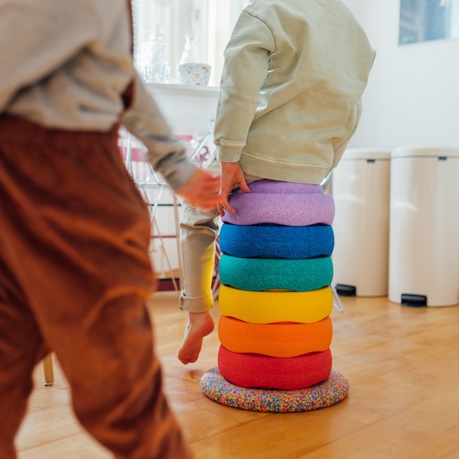 rainbow set - classic 6 + 1 balance board