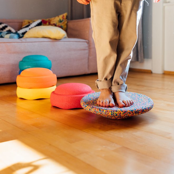 rainbow set - classic 6 + 1 balance board