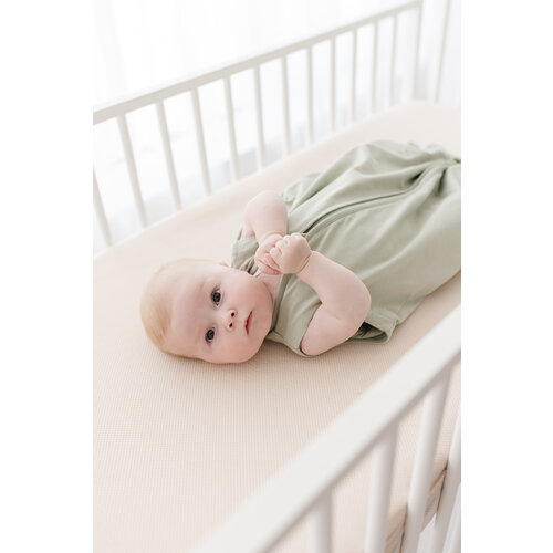 newborn sleeping bag cotton 0-6M - olive TOG 0.5 PUCKABABY newborn sleeping bag cotton 0-6M - olive TOG 0.5