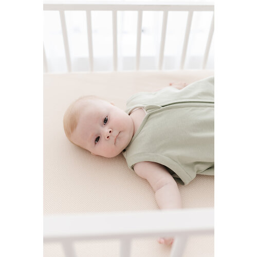 newborn sleeping bag cotton 0-6M - olive TOG 0.5 PUCKABABY newborn sleeping bag cotton 0-6M - olive TOG 0.5
