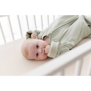 newborn sleeping bag cotton 0-6M - olive TOG 0.5