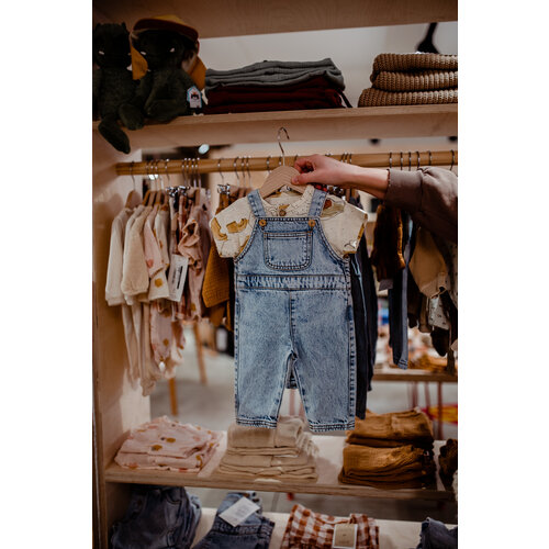 PLAY UP denim dungaree