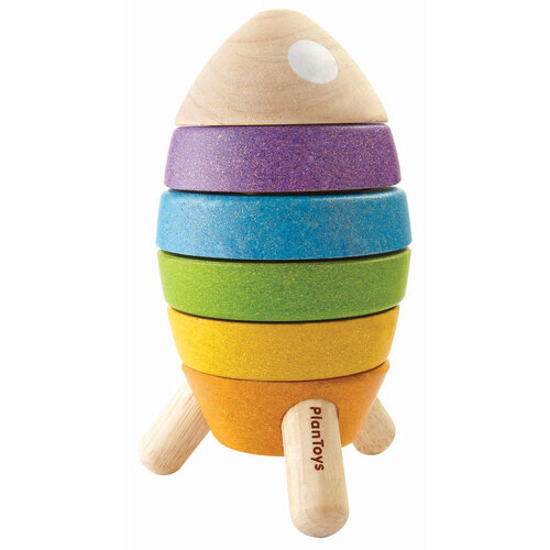 PLAN TOYS stacking rocket