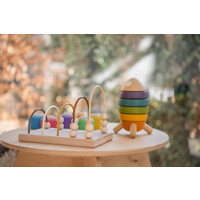 PLAN TOYS stacking rocket