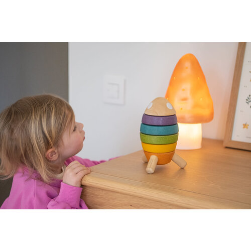 PLAN TOYS stacking rocket