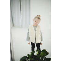 A BABY BRAND wool vest - natural white