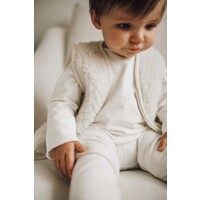 A BABY BRAND wool vest - natural white