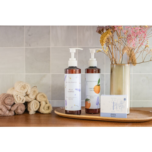 TIMBOO 3 pack washcloths - frosted almond