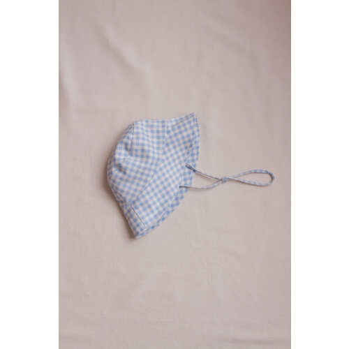 INA SWIM bucket hat - azure gingham